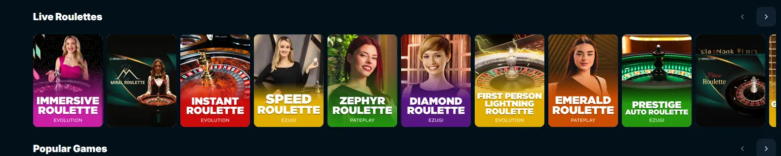 Živá ruleta ve Spinny Casino s krupiérem v reálném čase